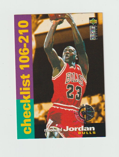 1995-96 Collector's Choice Players Club #210 Michael Jordan