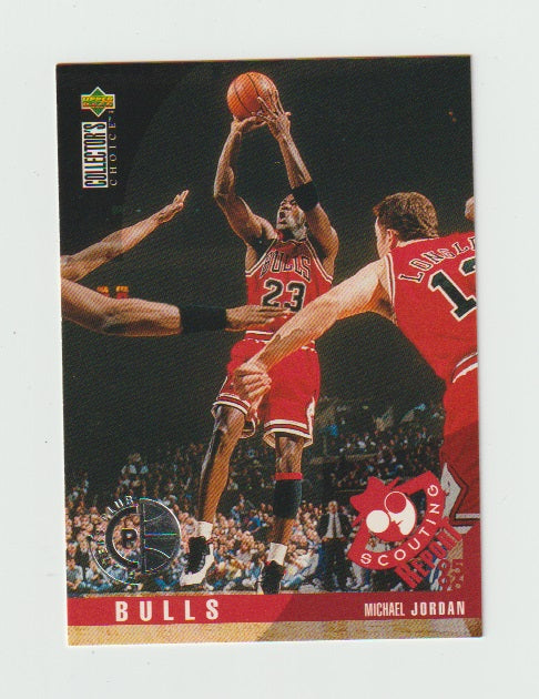 1995-96 Collector's Choice Players Club #324 Michael Jordan
