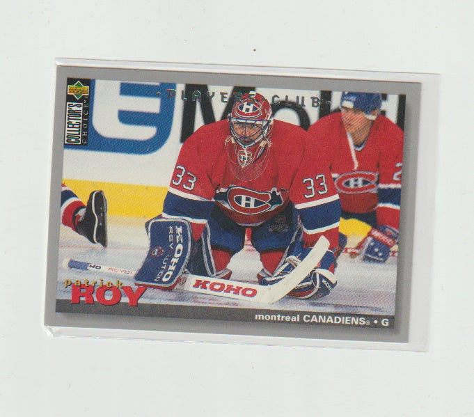 1995-96 Collector's Choice Players Club #95 Patrick Roy