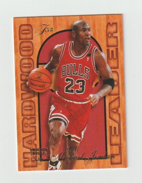 1995-96 Flair Hardwood Leaders #4 of 27 Michael Jordan