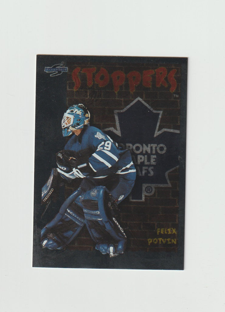 1995-96 Score Black Ice #316 Felix Potvin