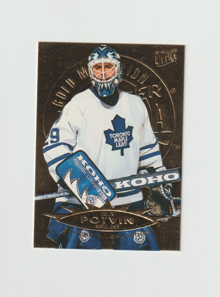 1995-96 Ultra Gold Medallion #162 Felix Potvin