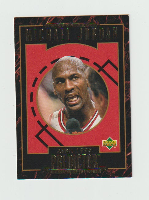 1995-96 Upper Deck Predictor Player of the Month Redemption #R5 Michael Jordan