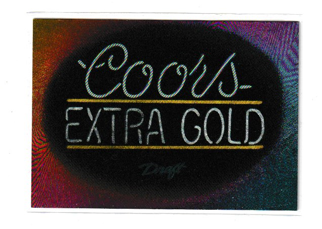 1995 Coors Bright Lights #3 of 12 Coors Extra Gold