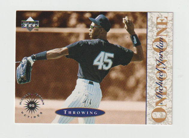 1995 Upper Deck Minors Michael Jordan One On One #1 Michael Jordan