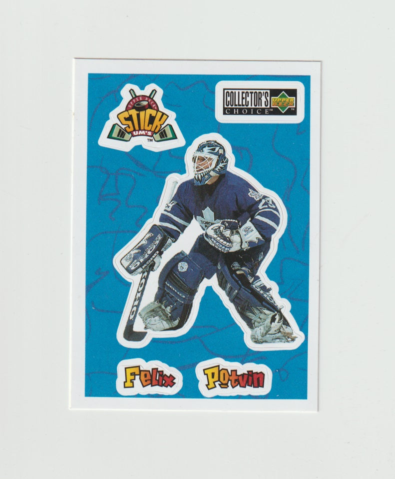1996-97 Collector's Choice Stick Ums #S11 Felix Potvin