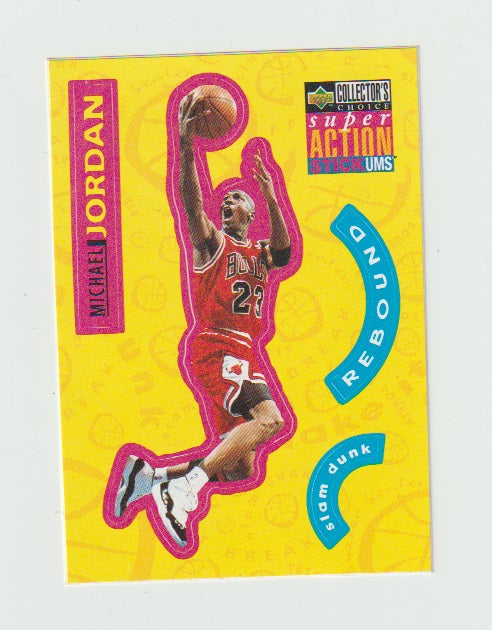 1996-97 Collector's Choice Stick Ums #S30 Michael Jordan