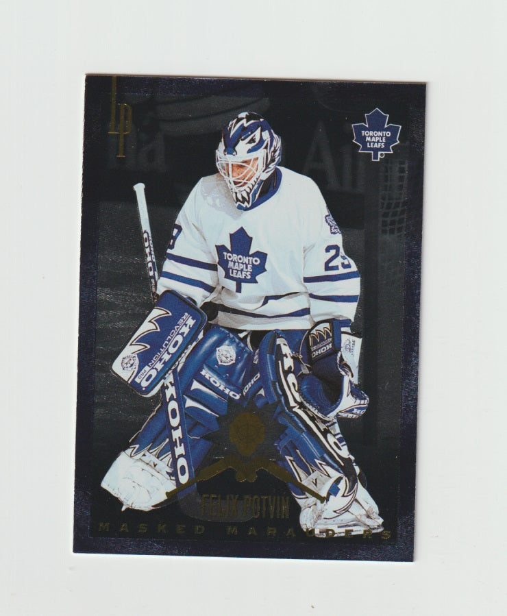 1996-97 Leaf Preferred Masked Marauders #5 Felix Potvin