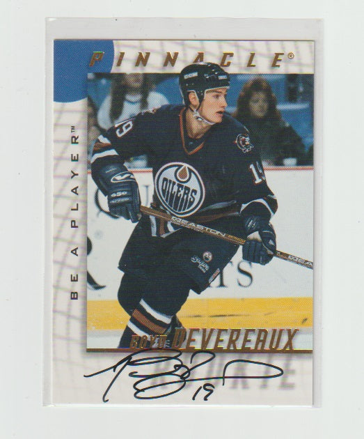 1997-98 Be A Player Autographs #237 Boyd Devereaux