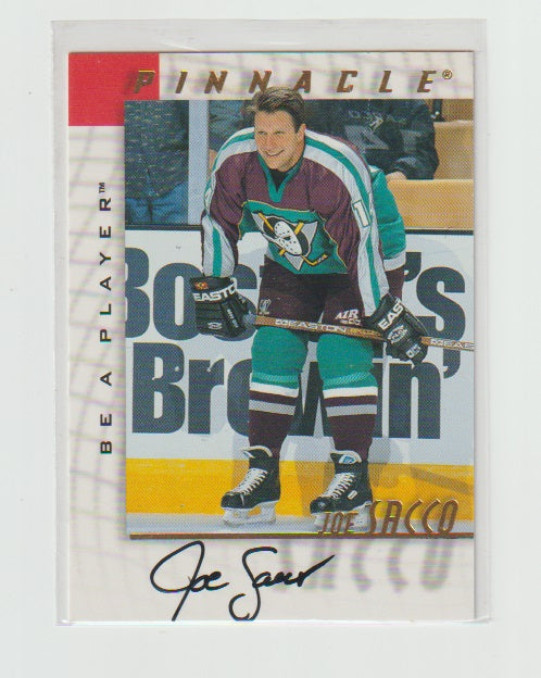 1997-98 Be A Player Autographs #39 Joe Sacco