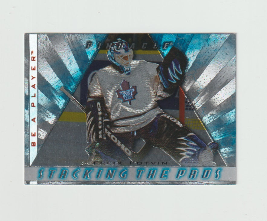 1997-98 Be A Player Stacking The Pads #3 Felix Potvin