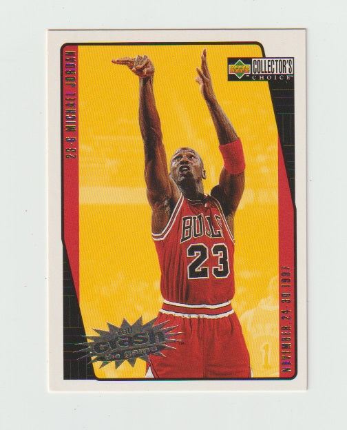 1997-98 Collector's Choice  Crash The Game Scoring #C30 Michael Jordan