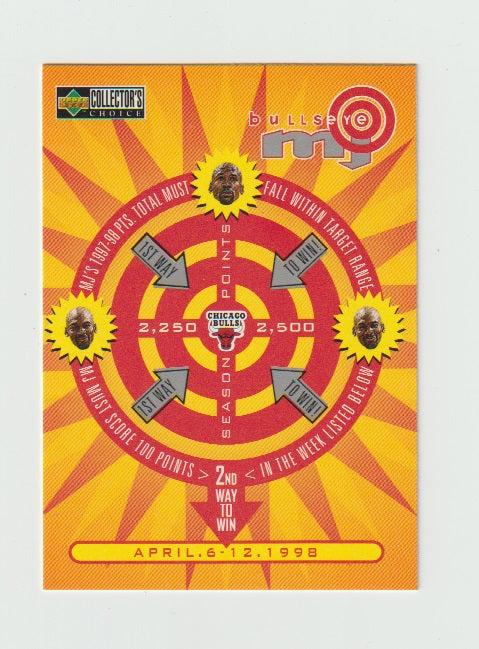 1997-98 Collector's Choice MJ Bullseye #B28 Michael Jordan