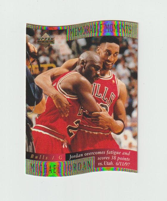 1997-98 Collector's Choice Memorable Moments #1 of 10 Michael Jordan