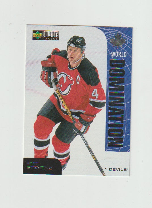 1997-98 Collector's Choice World Domination #W17 Scott Stevens