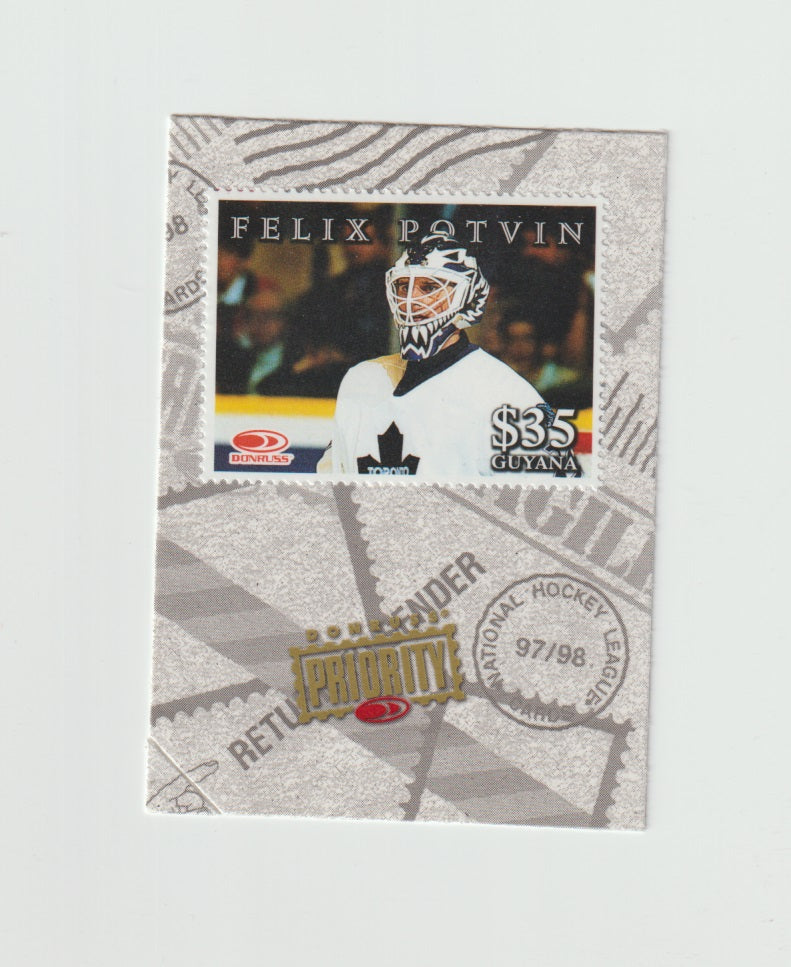 1997-98 Donruss Priority Stamps Felix Potvin