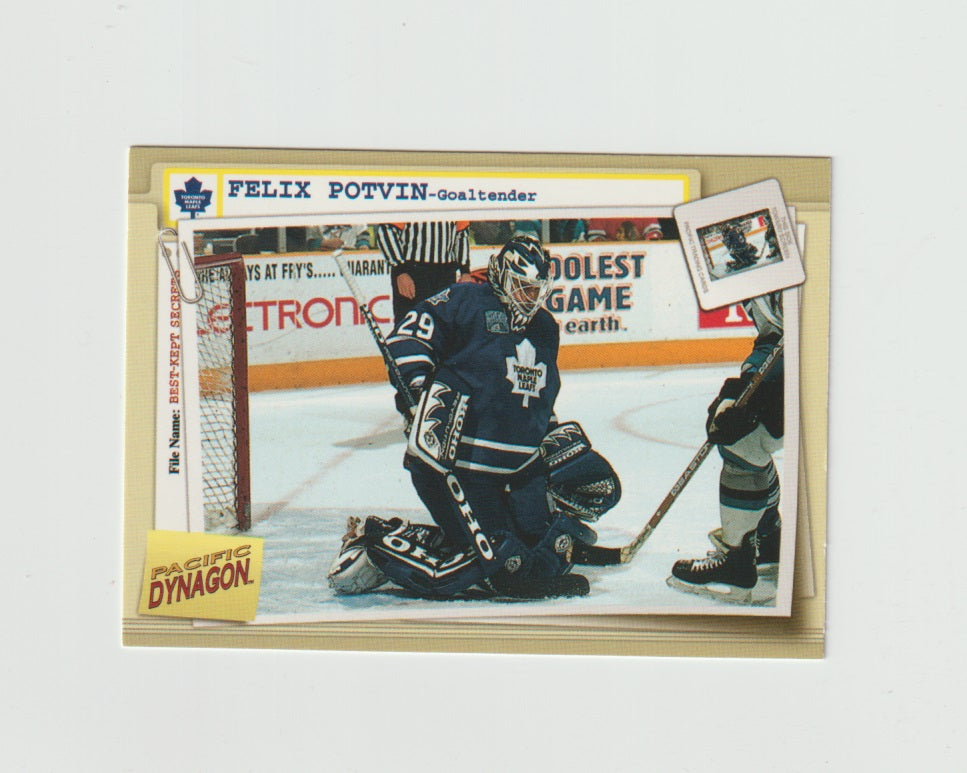 1997-98 Pacific Dynagon Best Kept Secrets #92 Felix Potvin