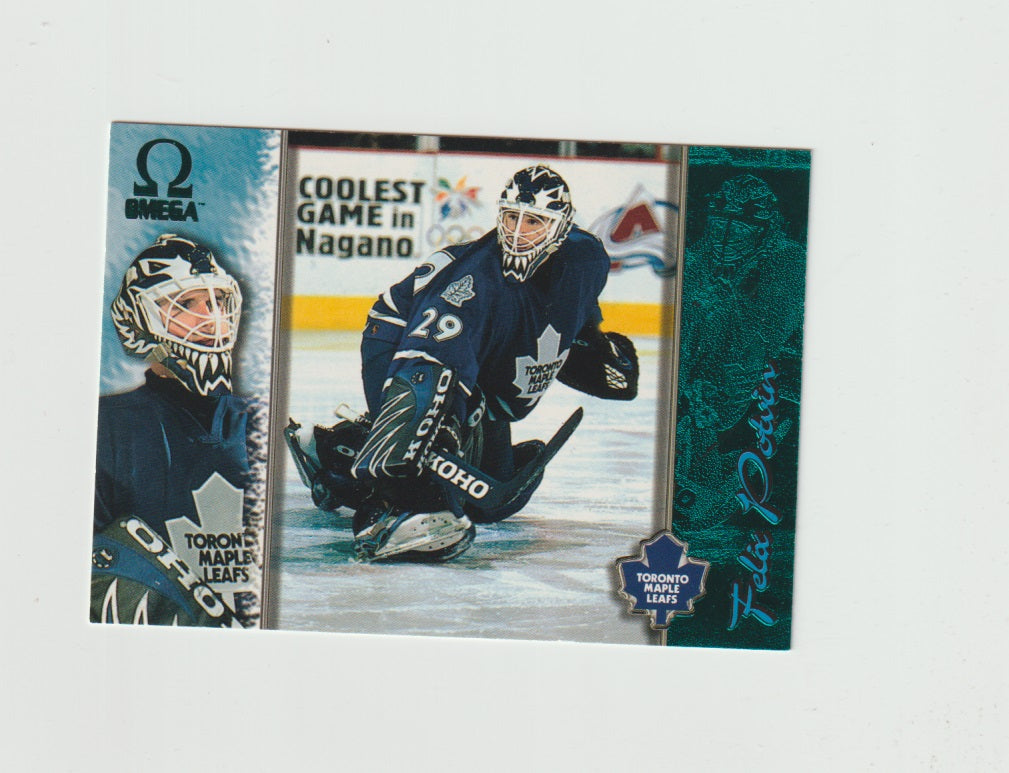 1997-98 Pacific Omega Emerald Green #223 Felix Potvin
