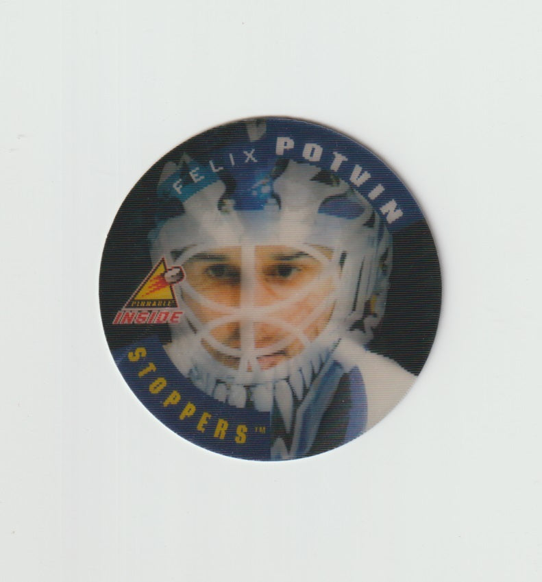 1997-98 Pinnacle Inside Stoppers #21 of 24 Felix Potvin