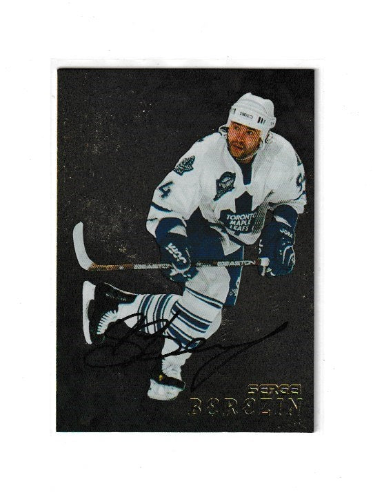 1998-99 Be A Player Autographs Gold #285 Sergei Berezin