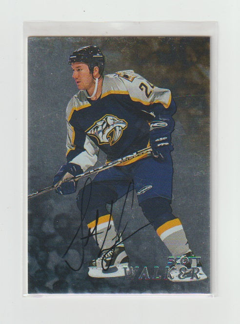 1998-99 Be A Player Autographs #224 Scott Walker