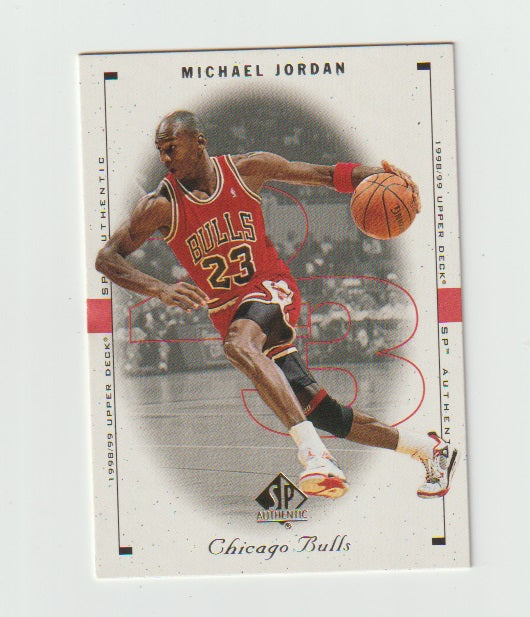 1998-99 SP Authentic #4 Michael Jordan