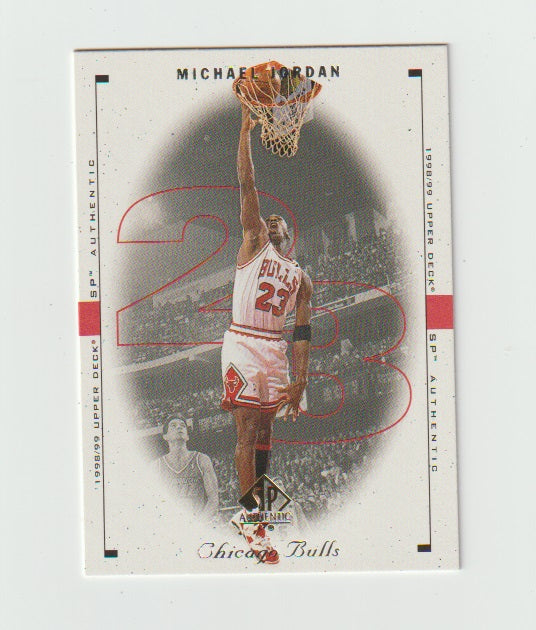 1998-99 SP Authentic #6 Michael Jordan