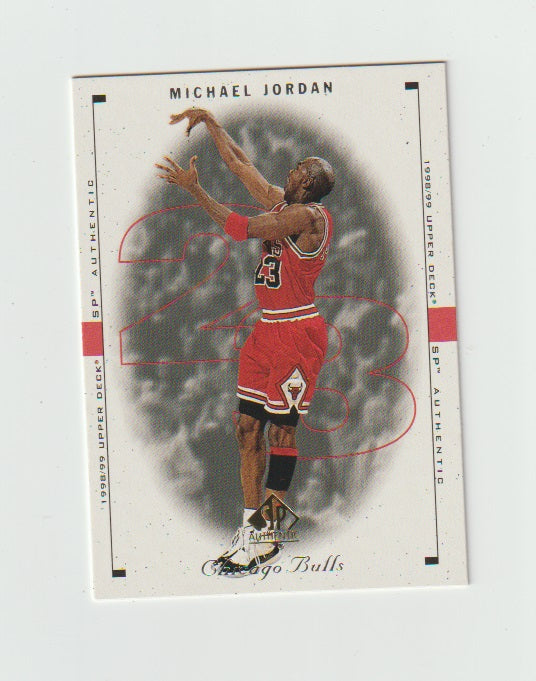 1998-99 SP Authentic #9 Michael Jordan