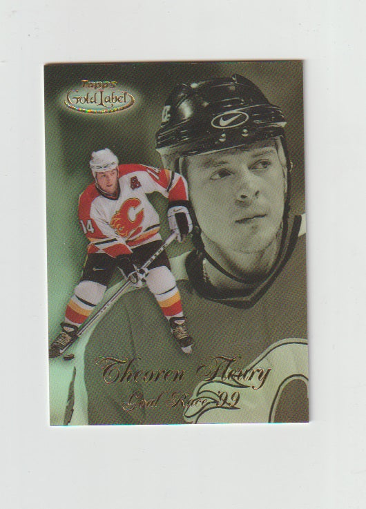 1998-99 Topps Gold Label Goal Race '99 #GR7 Theoren Fleury