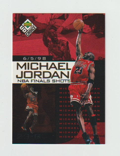 1998-99 UD Choice Michael Jordan NBA Finals Shots #2 Michael Jordan