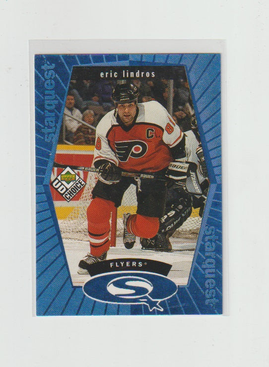 1998-99 UD Choice StarQuest Blue #SQ28 Eric Lindros