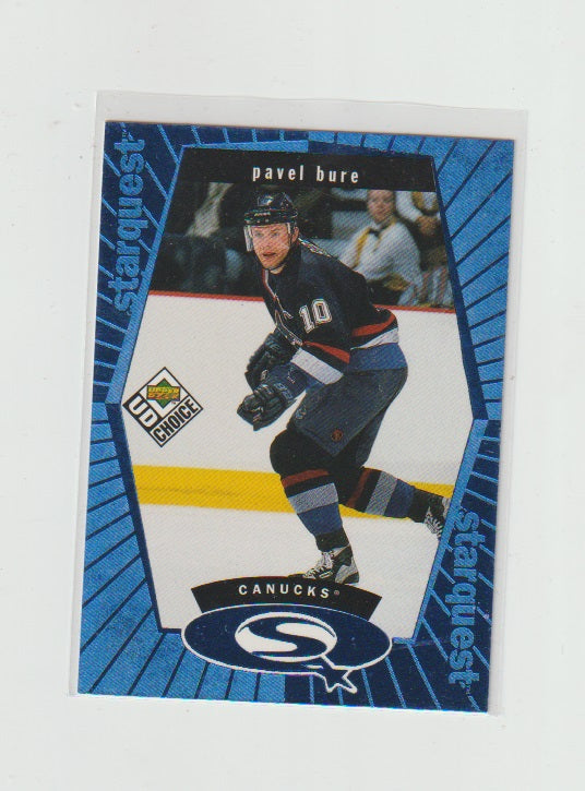 1998-99 UD Choice StarQuest Blue #SQ2 Pavel Bure