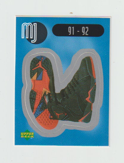 1998 MJ Sticker Collection Stickers #SU10 Michael Jordan