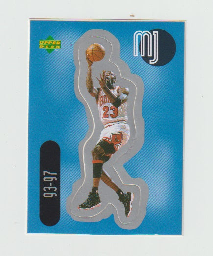 1998 MJ Sticker Collection Stickers #SU13 Michael Jordan