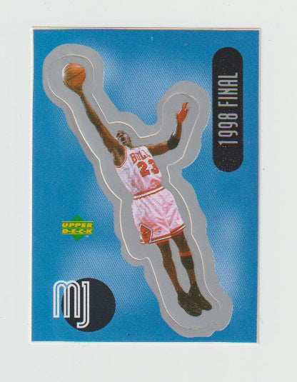 1998 MJ Sticker Collection Stickers #SU21 Michael Jordan