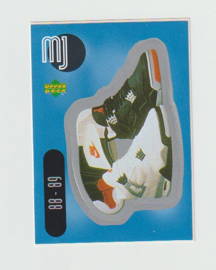 1998 MJ Sticker Collection Stickers #SU6 Michael Jordan