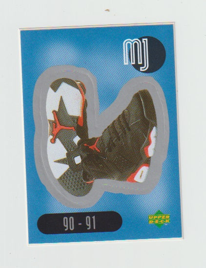 1998 MJ Sticker Collection Stickers #SU9 Michael Jordan