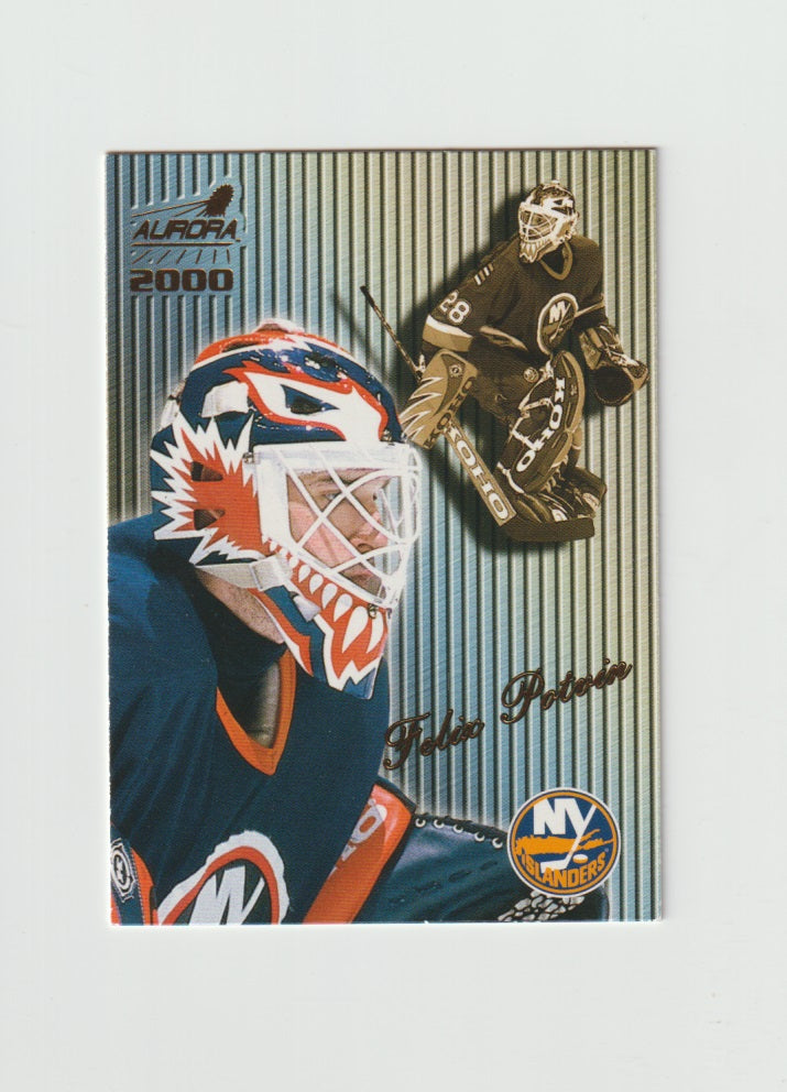 1999-00 Aurora Striped #91 Felix Potvin