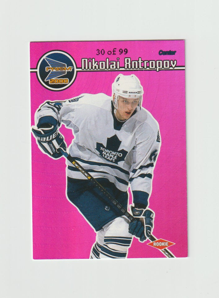 1999-00 Pacific Prism Holographic Purple #134 Nik Antropov