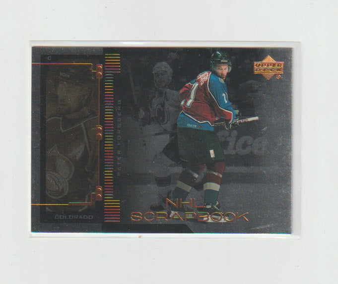 1999-00 Upper Deck NHL Scrapbook #SB-6 Peter Forsberg