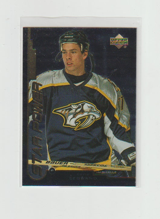 1999-2000 Upper Deck Gold Reserve Star Power #160 David Legwand