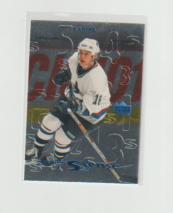 1999-2000 Upper Deck Sixth Sense #SS11 Steve Kariya