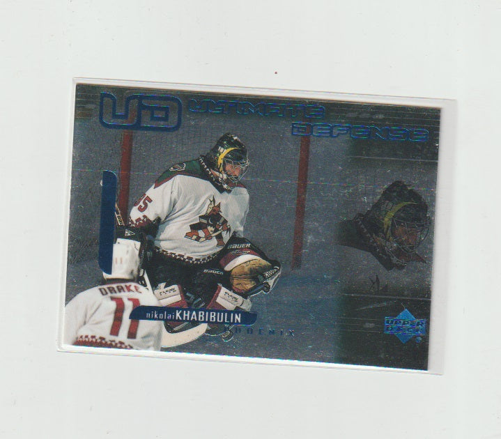 1999-2000 Upper Deck Ultimate Defense #UD-8 Nikolai Khabibulin