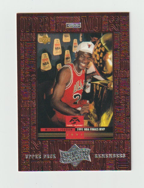 1999 Michael Jordan Athlete of the Century Upper Deck Remembers #UD4 Michael Jordan