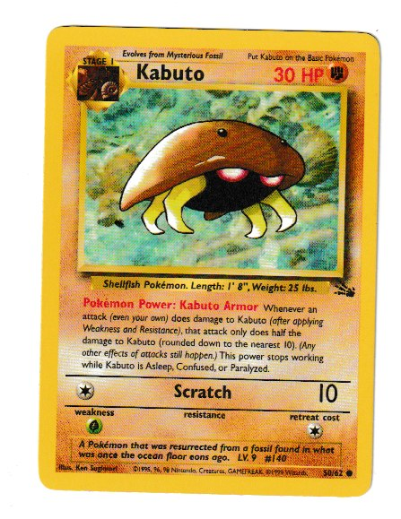 1999 WOTC Fossil Unlimited #50 Kabuto