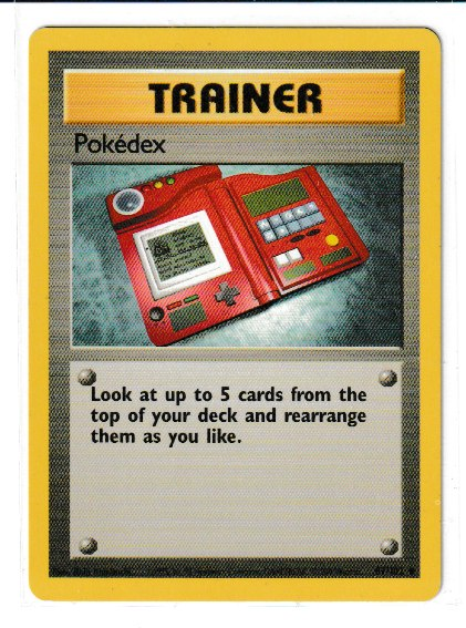 1999 WotC Base Unlimited #87 Pokedex