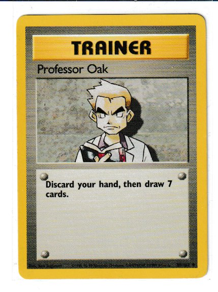 1999 WotC Base Unlimited #88 Professor Oak