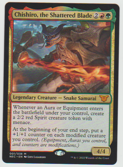 Kamigawa: Neon Dynasty Commander Chishiro, the Shattered Blade
