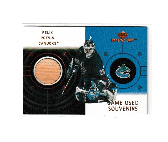 2000-01 Upper Deck MVP Game Used Souvenirs #CG-FP Felix Potvin