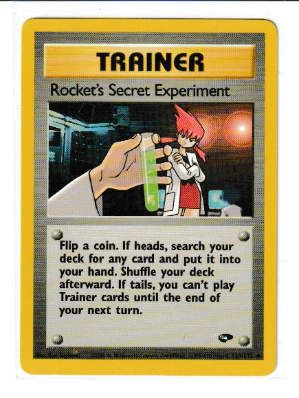 2000 WOTC Gym Challenge Unlimited #120 Trainer Rocket's Secret Experiment